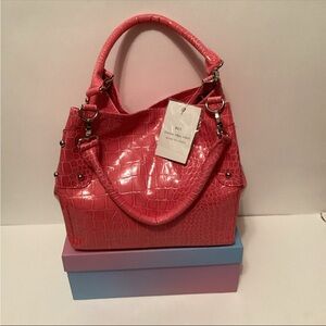 NEW KCC Elegant Pink Embossed Shoulder Bag